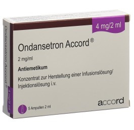ONDANSETRON Accord conc perf 4 mg/2ml 5 amp 2 ml