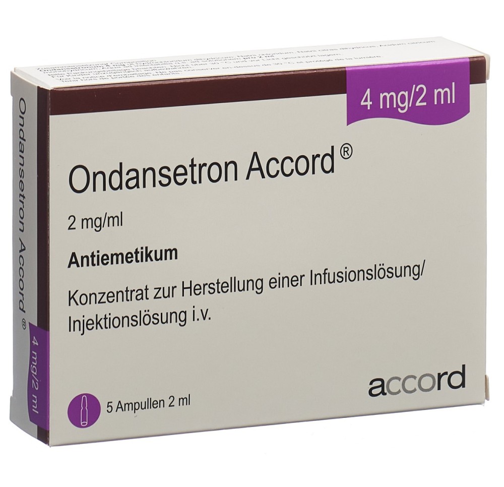 ONDANSETRON Accord conc perf 4 mg/2ml 5 amp 2 ml ONDANSETRON Accord conc perf 4 mg/2ml 5 amp 2 ml