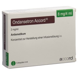 ONDANSETRON Accord conc perf 8 mg/4ml 5 amp 4 ml