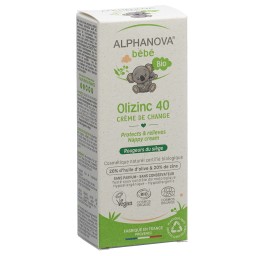 ALPHANOVA BB Olizinc 40 crème de change bio 50 g