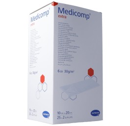 MEDICOMP Extra 6 plis S30 10x20cm st 25 x 2 pce