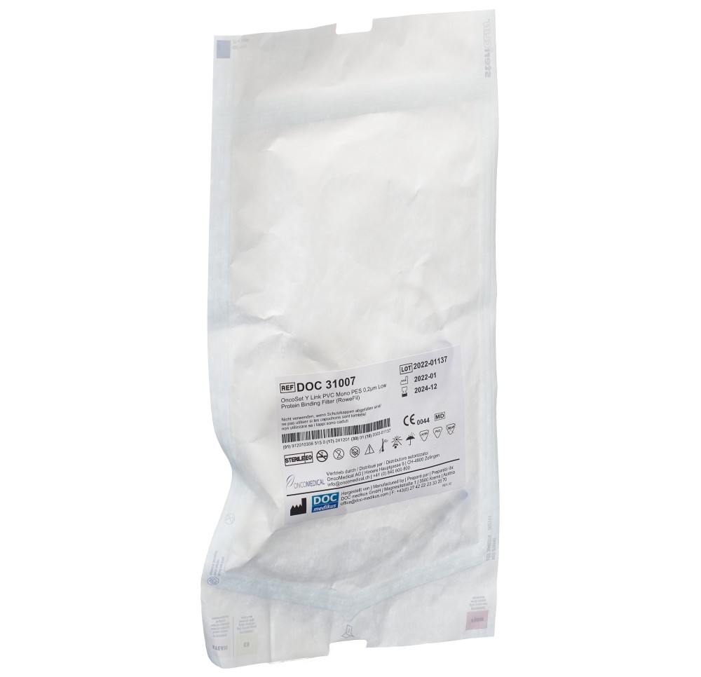 ONCOSET Y Link PVC Mono PES 0.2µm Low Prot 25 pce