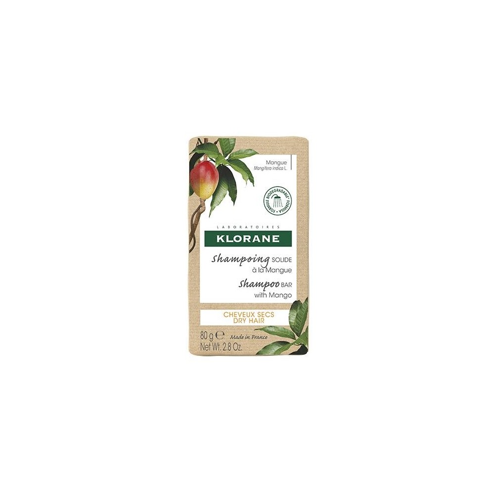 KLORANE Shampooing solide mangue 80 g KLORANE Shampooing solide mangue 80 g