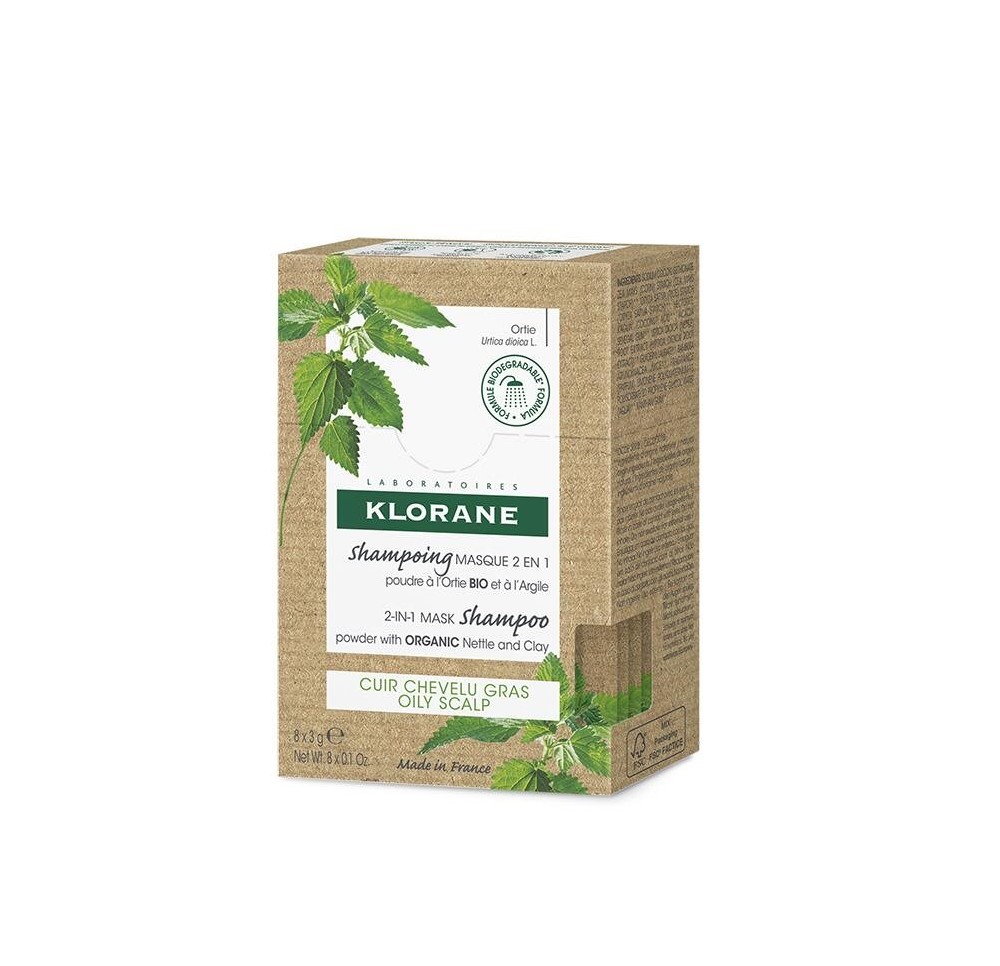 KLORANE Masque-shampooing ortie bio 8 x 3 g KLORANE Masque-shampooing ortie bio 8 x 3 g