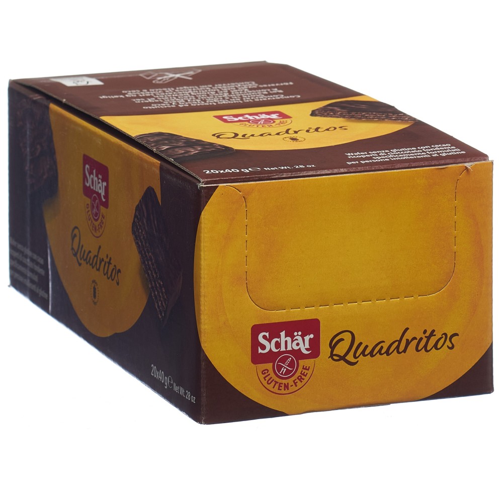 SCHÄR quadritos sans gluten 20 x 40 g