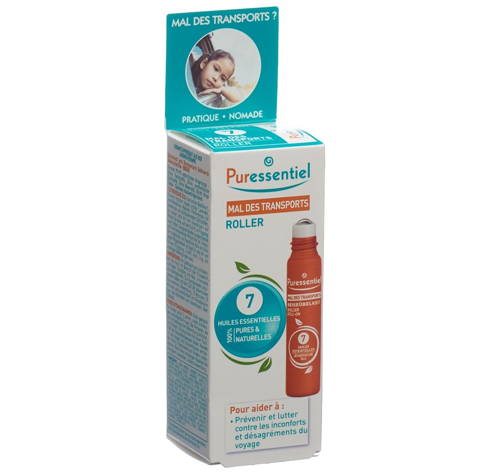 PURESSENTIEL roller mal transports bien être 5 ml PURESSENTIEL roller mal transports bien être 5 ml