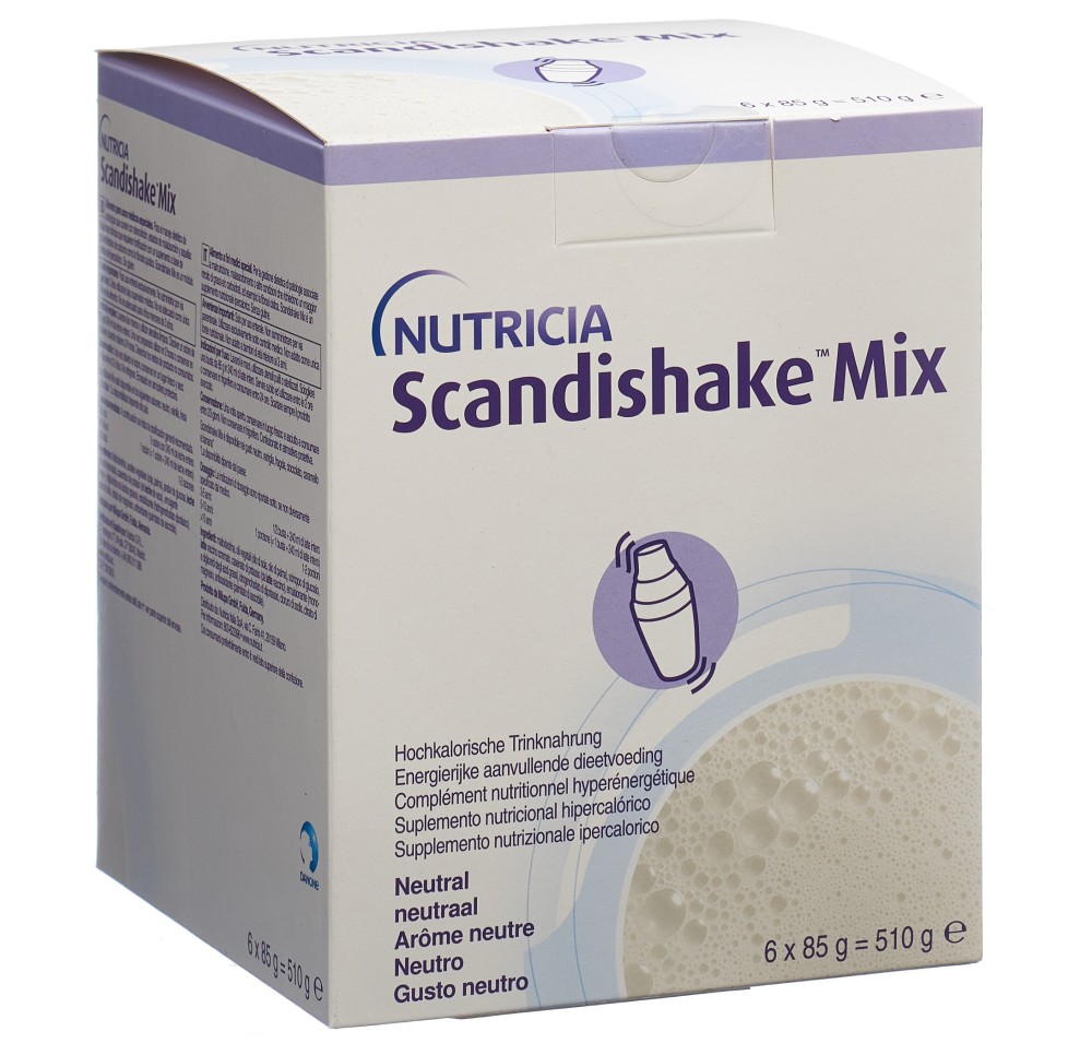SCANDISHAKE mix pdr neutre 6 sach 85 g