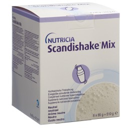 SCANDISHAKE mix pdr neutre 6 sach 85 g