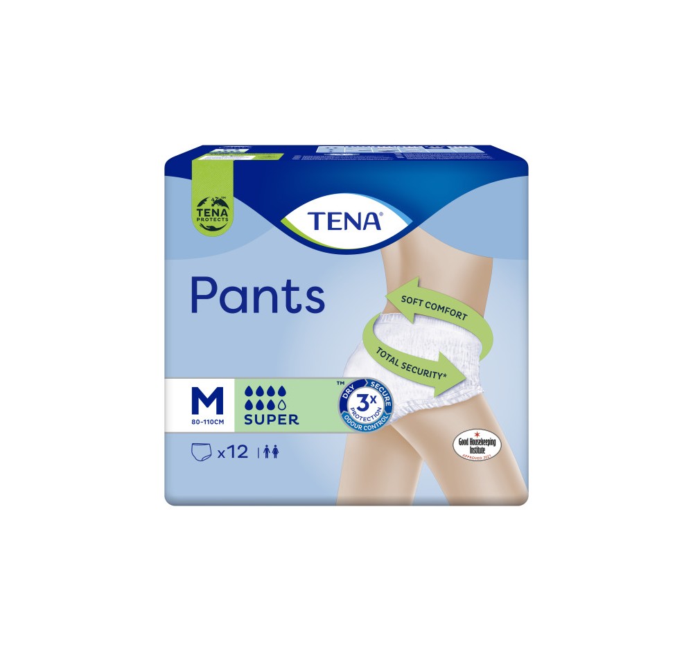 TENA Pants Super M 80-110cm 12 pce
