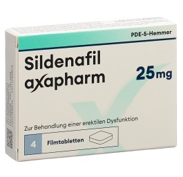 SILDENAFIL Axapharm cpr pell 25 mg 4 pce
