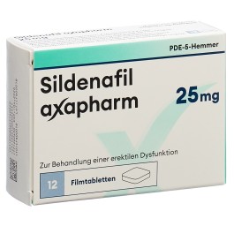 SILDENAFIL Axapharm cpr pell 25 mg 12 pce