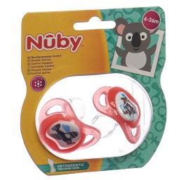 NUBY sucette Prisma orthodon class 6-36 mois 2 pce