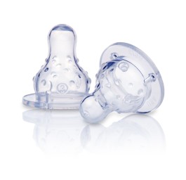 NUBY Nuby tétine position 1-2-3 sil bib stan