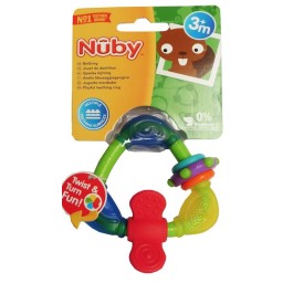 NUBY anneau denti trian hard/soft élém mob