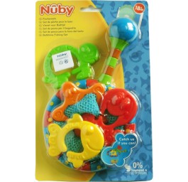 NUBY set de pêche pour le bain av 4 figu jeu