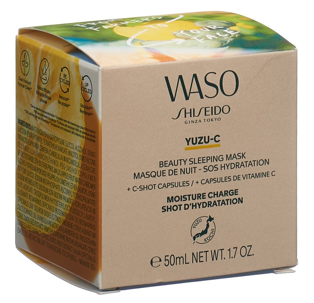 SHISEIDO WASO Yuzu C Beauty Sleeping Mask 50 ml SHISEIDO WASO Yuzu C Beauty Sleeping Mask 50 ml
