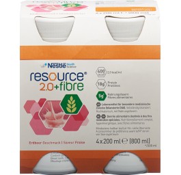 Resource 2.0 fibre fraise 4 x 200 ml