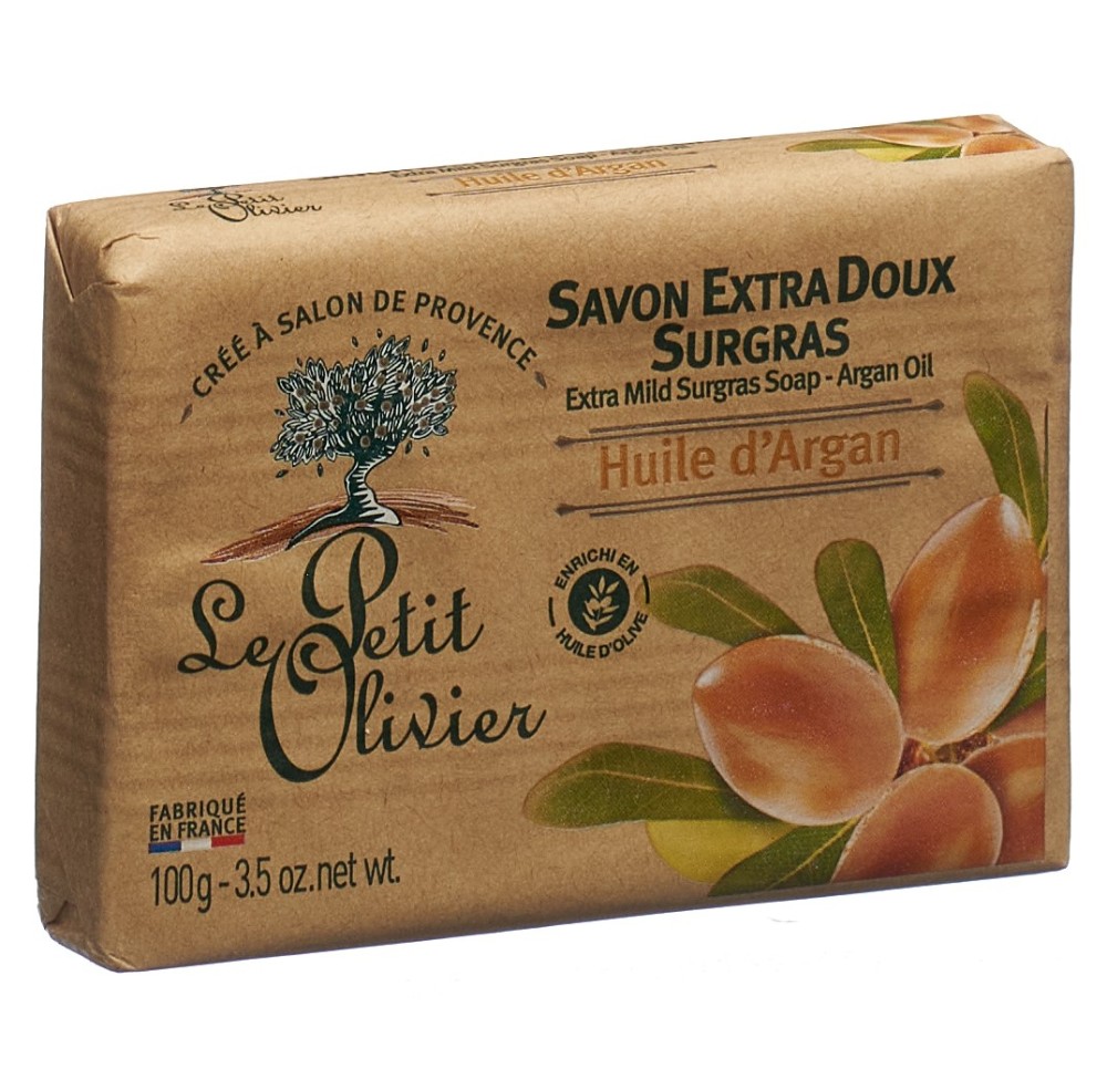 LE PETIT OLIVIER savon extra doux hui argan 100 g LE PETIT OLIVIER savon extra doux hui argan 100 g