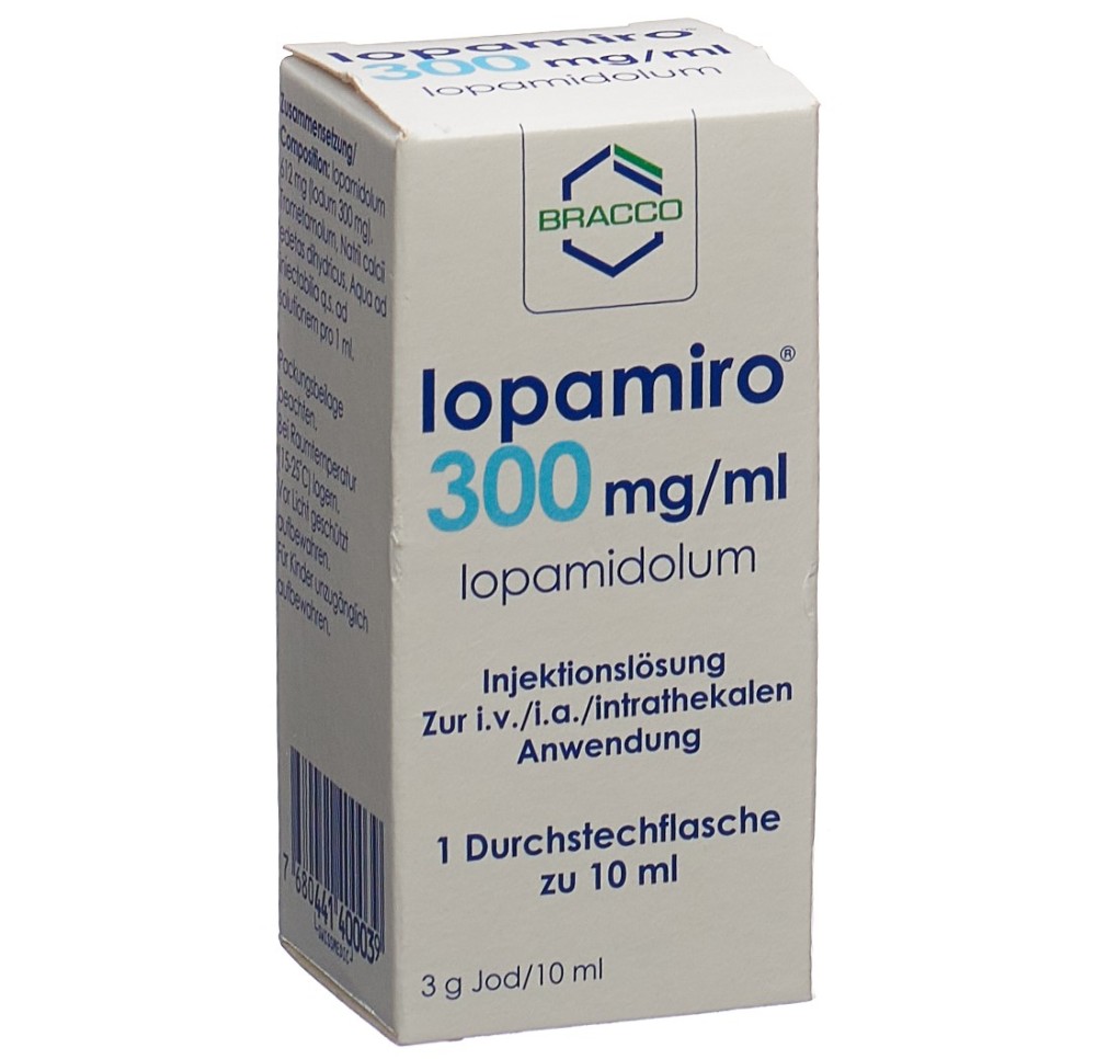 IOPAMIRO sol inj 300 mg/ml 10ml fl IOPAMIRO sol inj 300 mg/ml 10ml fl
