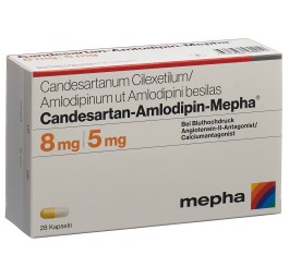 CANDESARTAN-AMLODIP Mepha caps 8mg/5mg 28 pce