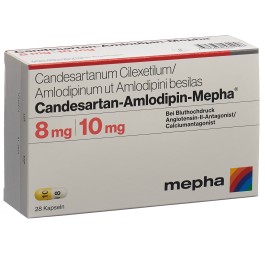 CANDESARTAN-AMLODIP Mepha caps 8mg/10mg 28 pce