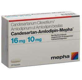 CANDESARTAN-AMLODIP Mepha caps 16mg/10mg 28 pce