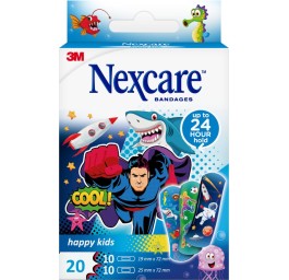 3M NEXCARE pansement enf Happy Kids Cool 20 pce