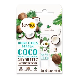 LOVEA baume lèvres parfum coco stick 4 g
