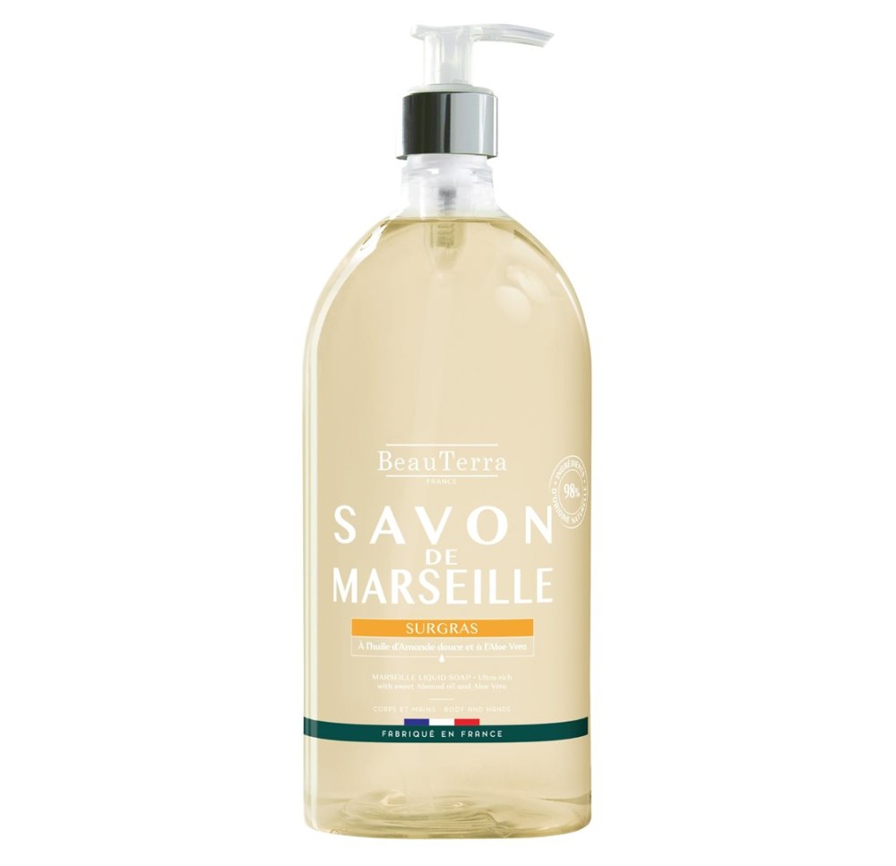 BEAUTERRA savon Marseille liq amande 1000 ml