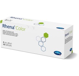 RHENA Color bandes élast 4cmx5m jaune ouv 10 pce
