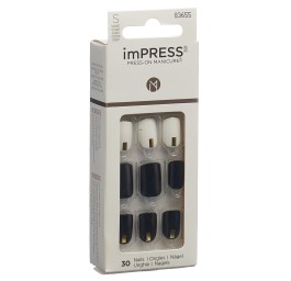 KISS ImPress Nail Kit Midnight Drive