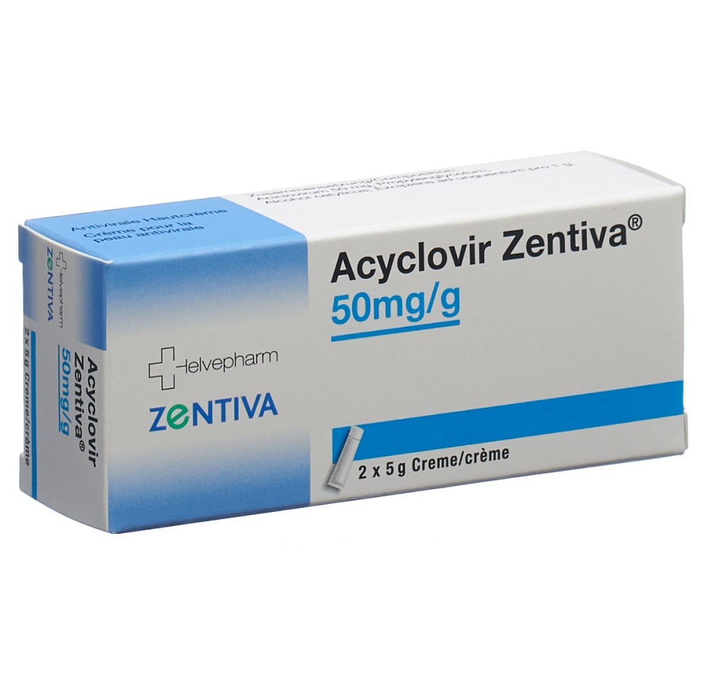 ACYCLOVIR Zentiva crème 50 mg/g 2 tb 5 g ACYCLOVIR Zentiva crème 50 mg/g 2 tb 5 g