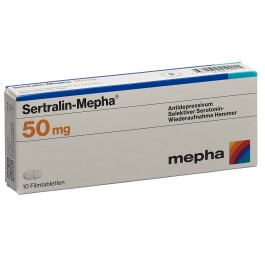 SERTRALIN Mepha cpr pell 50 mg 10 pce