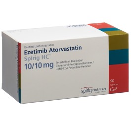 EZETIMIBE Atorvast Spirig HC cpr 10mg/10mg 90 pce