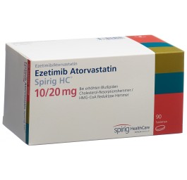 EZETIMIBE Atorvast Spirig HC cpr 10mg/20mg 90 pce