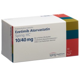 EZETIMIBE Atorvast Spirig HC cpr 10mg/40mg 90 pce