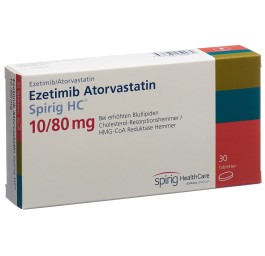 EZETIMIBE Atorvast Spirig HC cpr 10mg/80mg 30 pce