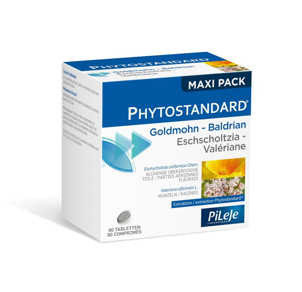 PHYTOSTANDARD eschscholtzia-valériane cpr 90 pce