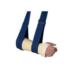 TOBLER bretelle pour bras 6cmx200cm bleu