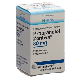 PROPRANOLOL Zentiva cpr pell 80 mg bte 60 pce