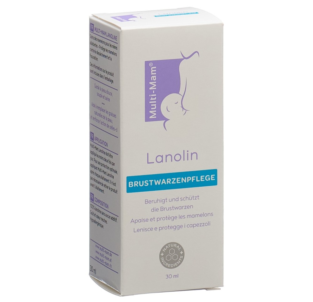 MULTI-MAM lanolin crème mamelons tb 30 ml MULTI-MAM lanolin crème mamelons tb 30 ml