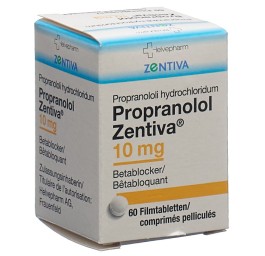 PROPRANOLOL Zentiva cpr pell 10 mg bte 60 pce