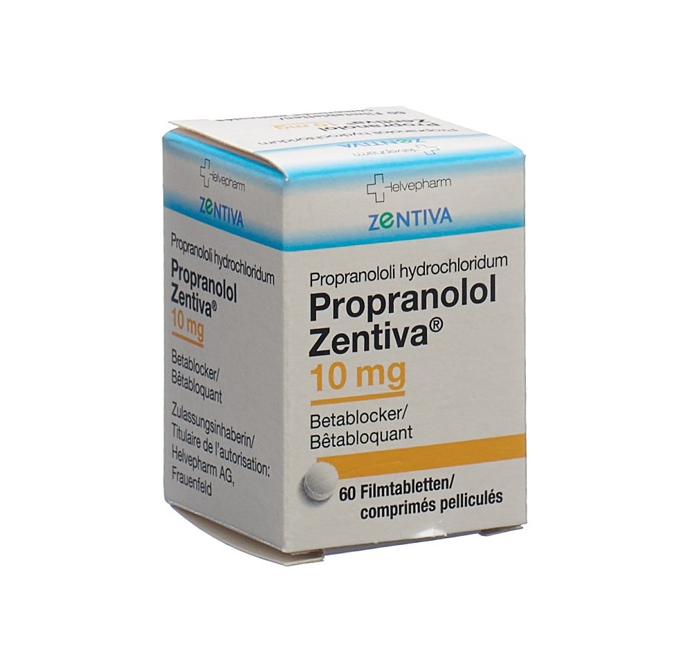 PROPRANOLOL Zentiva cpr pell 10 mg bte 60 pce PROPRANOLOL Zentiva cpr pell 10 mg bte 60 pce