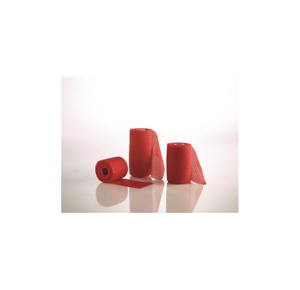 CELLACAST Soft bande 5cmx3.6m rouge 10 pce