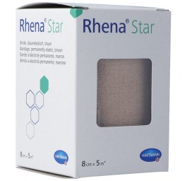 RHENA Star bande élastique 8cmx5m chair