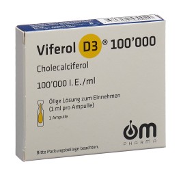 VIFEROL D3 sol buv 100000 UI/ml amp
