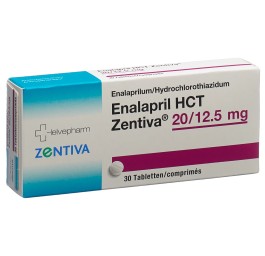 ENALAPRIL HCT Zentiva cpr 20/12.5 mg 30 pce