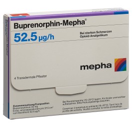 BUPRENORPHIN Mepha TTS 52.5 mcg/h sach 4 pce