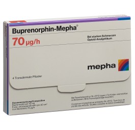BUPRENORPHIN Mepha TTS 70 mcg/h sach 4 pce