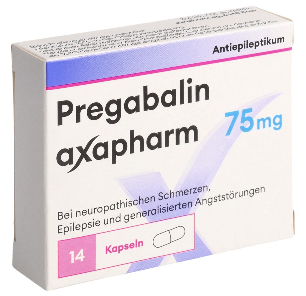 PREGABALINE axapharm caps 75 mg 14 pce PREGABALINE axapharm caps 75 mg 14 pce
